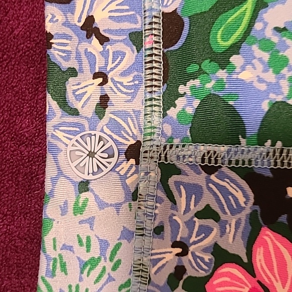 Lilly Pulitzer Luxletic Leggings Pants for Girls 👧 Size M (6-7) Multicolor - Picture 4 of 8